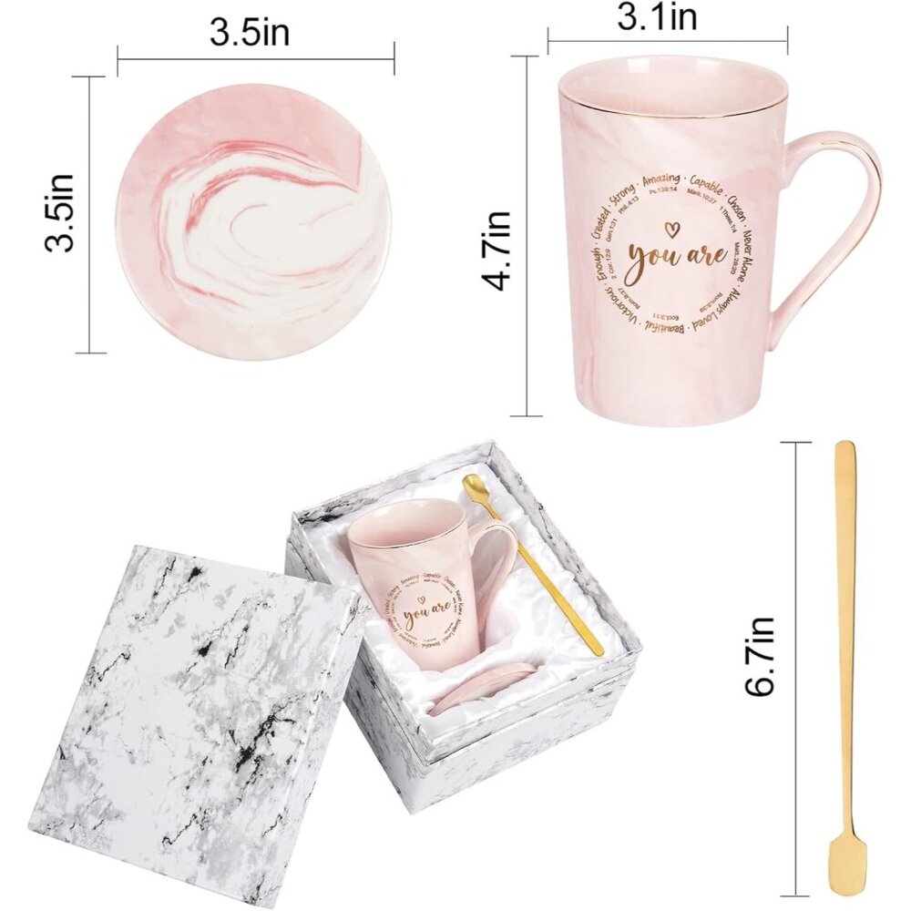 Christian Gifts for Women, You Are Inspirational Coffee Mugs, Religious Gifts, I - Picture 3 of 9